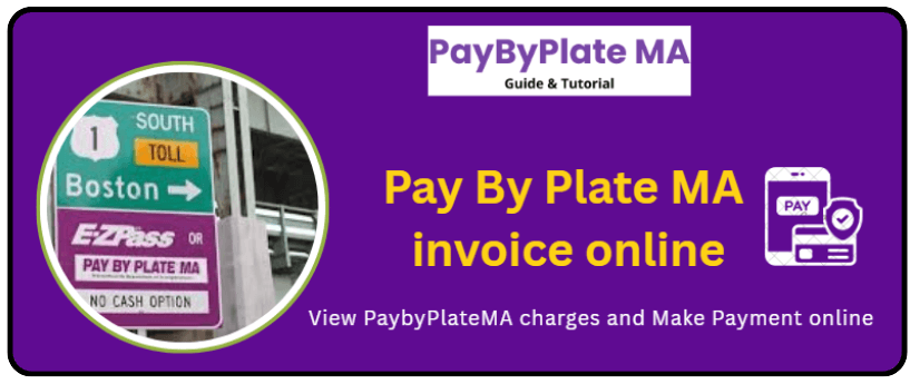 Pay by plate ma invoice charges online